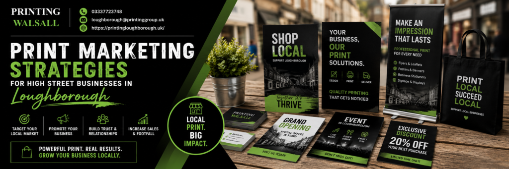 Print Marketing Strategies for High Street Businesses in Loughborough